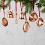 Williams Sonoma Copper Kitchen Ornament Collection