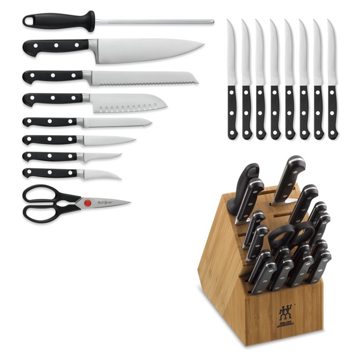 Zwilling J.A. Henckels Professional "S" 18-Piece Knife Block Set