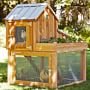 Cedar Chicken Coop &amp; Run with Planter