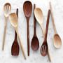 Williams Sonoma Walnut Wood Spoons, Set of 4