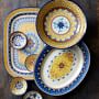 Sicily Blue Melamine Dinnerware Collection