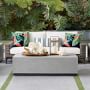 Lucca Concrete Outdoor Rectangle Coffee Table (56&quot;)