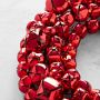 Red Jingle Bell Faux Wreath, 15&quot;