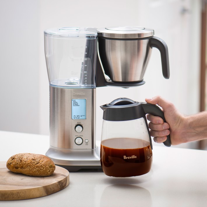 Breville Precision Brewer 12 Cup Drip Coffee Maker with Glass Carafe Williams Sonoma