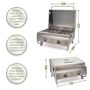 Cuisinart Chef's Style Two Burner Tabletop Gas Grill