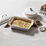 Le Creuset Olive Branch Heritage Stoneware Rectangular Covered Casserole, 4-Qt.