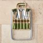 Williams Sonoma Gardening Seat &amp; Tool Kit