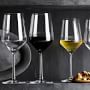 ZWIESEL GLAS Pure Mixed Cabernet &amp; Sauvignon Blanc Glasses, Set of 8