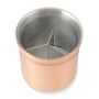 Partitioned Copper Utensil Holder