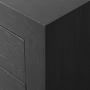 Malta 6-Drawer Wide Dresser, Black (60&quot;)