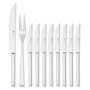 W&#252;sthof Stainless-Steel Steak &amp; Carving Knives, Set of 10