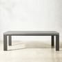 Larnaca Metal 96" Fiberstone Dining Table