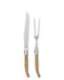 Laguiole Jean Dubost Olivewood Carving Knives, Set of 2