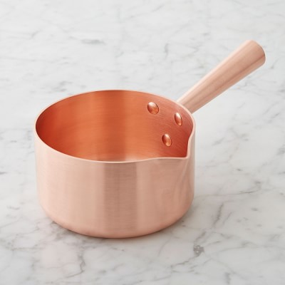 A Very shops Good French Copper Sugar Pan / Syrup Pan