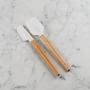 Williams Sonoma Silicone Mini Wood Spatula &amp; Spoonula with Classic Wood Handle