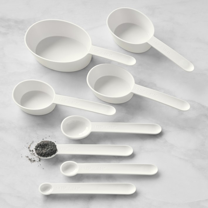 Williams Sonoma Plastic Measuring Cups & Spoons, Set of 8