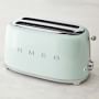 SMEG 4-Slice Toaster, Pastel Green