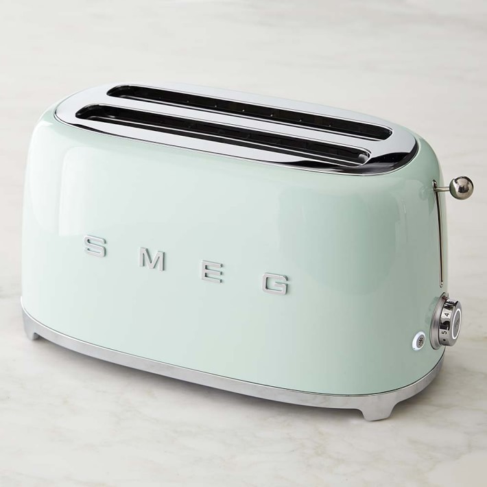 SMEG 4-Slice Toaster, Pastel Green