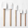 Williams Sonoma Open Kitchen Silicone Wood Spatulas, Set of 5