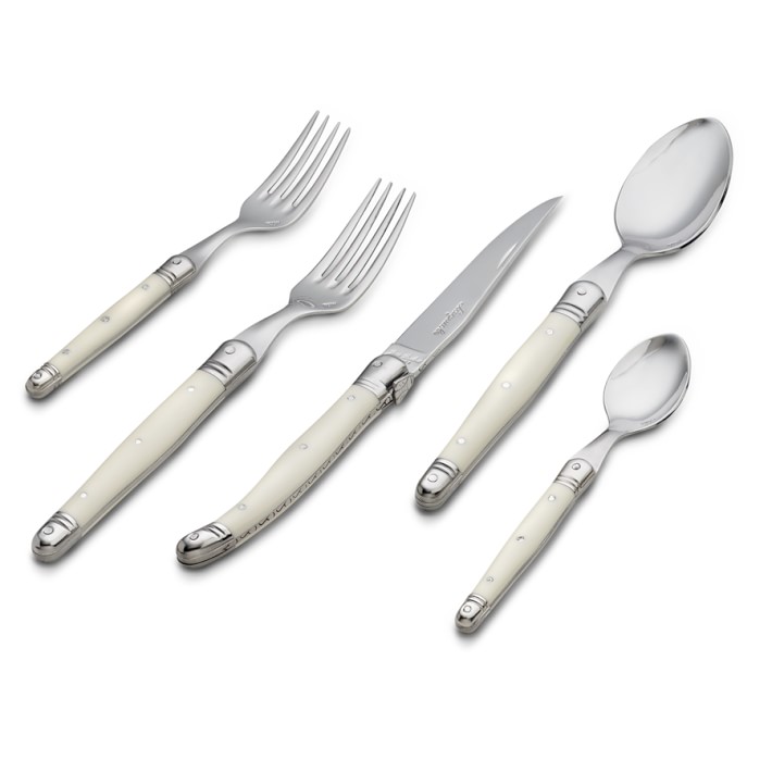 Jean Dubost Laguiole High Gauge Flatware Sets 20 Piece