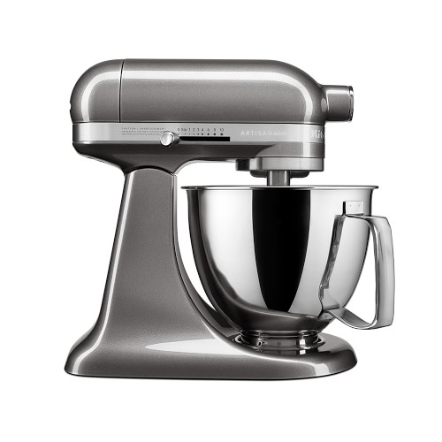 KitchenAid® Artisan Mini with Flex Edge Beater, Medallion Silver