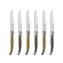 Dubost Laguiole Natura Steak Knives, Set of 6