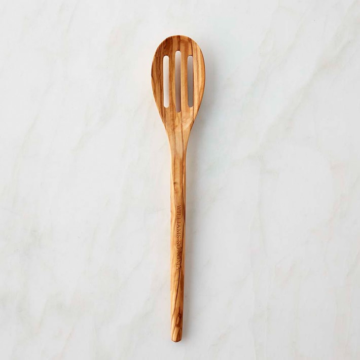 Williams Sonoma Slotted Wood Spoon, Olivewood