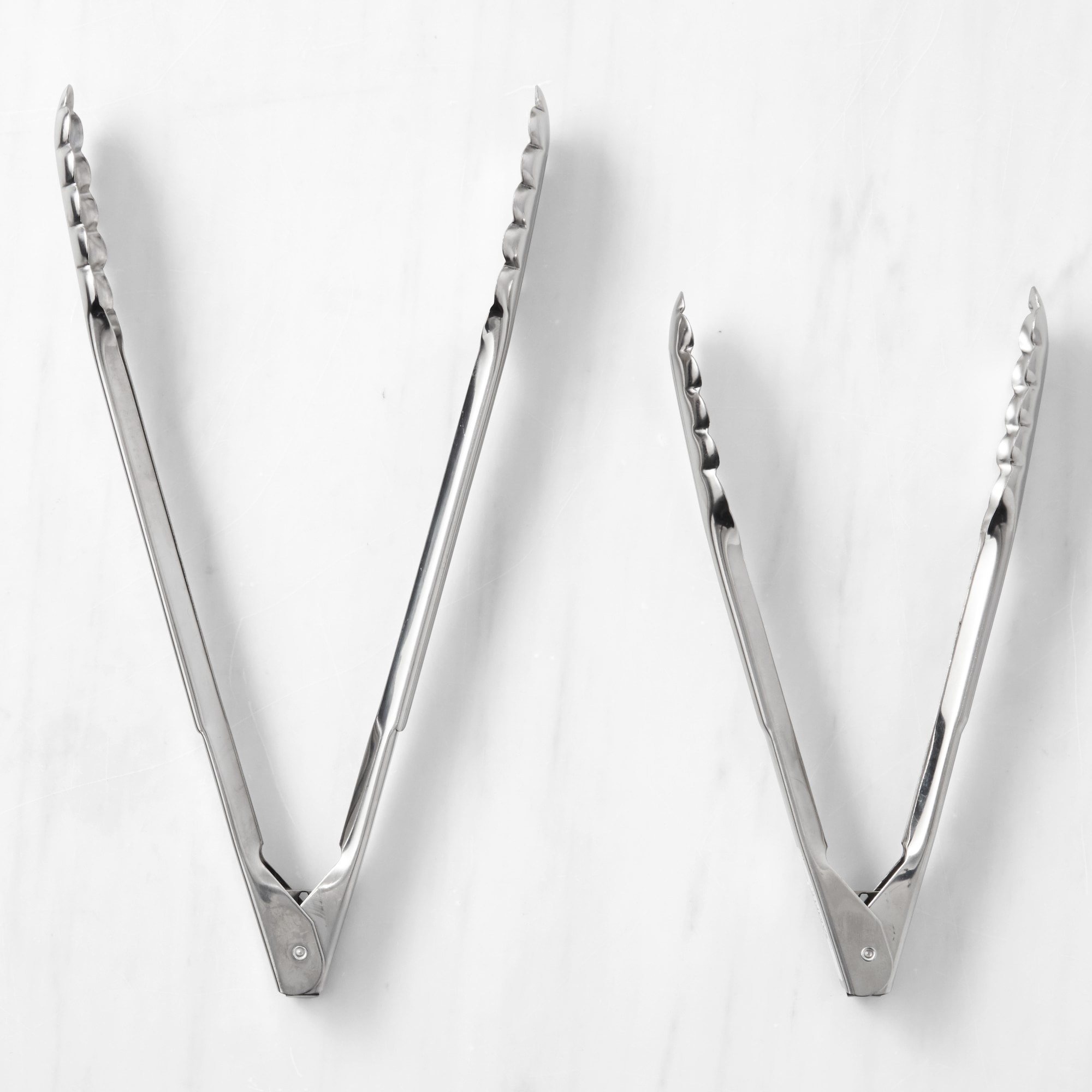 Alt image 1 for Open Kitchen by Williams Sonoma Stainless-Steel Locking Tongs