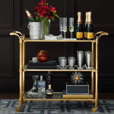 How to Style a Bar Cart