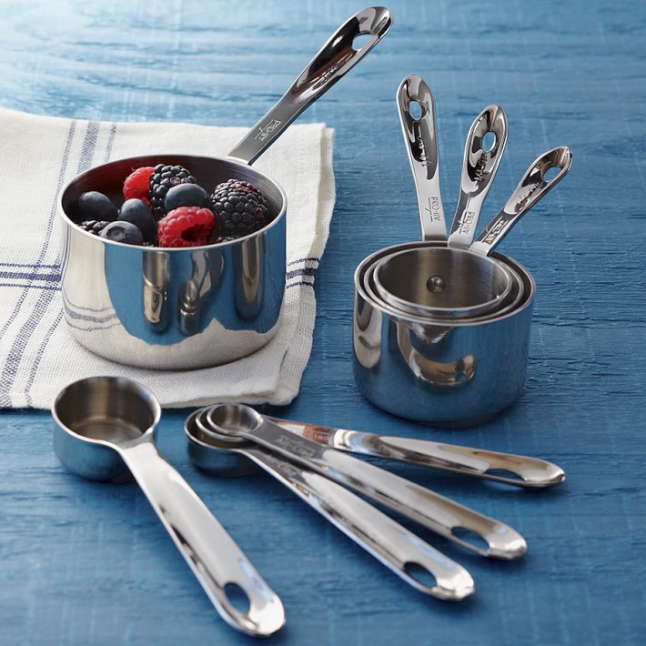 All-Clad Stainless-Steel Measuring Cups &amp; Spoons