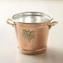 Ruffoni Historia Hammered Copper Round Wine Bucket