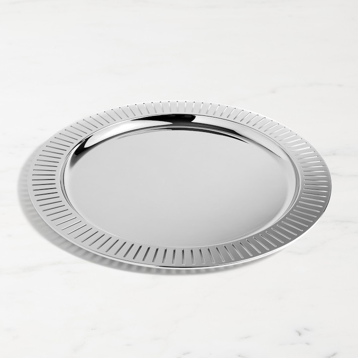 ANNA New York Striations Round Tray