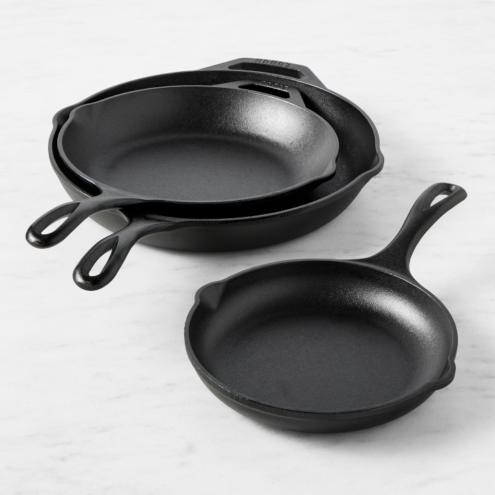 Lodge Chef Collection Seasoned Cast Iron 3-Piece Skillet Set