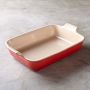 Le Creuset Heritage Stoneware Rectangular Dish, Matte Navy