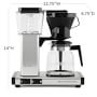 Moccamaster by Technivorm KB-741-AO Coffee Maker with Glass Carafe