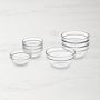 Glass Prep Mixing Bowls, Set of 8