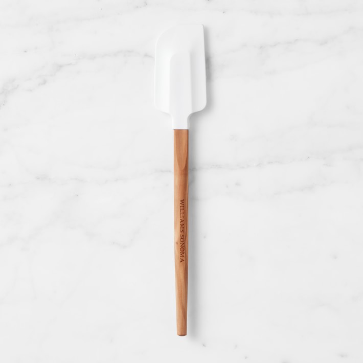 Williams Sonoma Silicone Spatula with Olivewood Handle