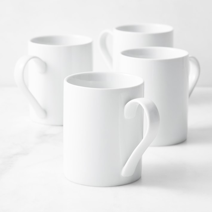 Open Kitchen by Williams Sonoma Edge Mugs, Set of 4, Porcelain