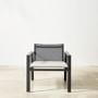 Santa Barbara Outdoor Club Chair, Slate Grey