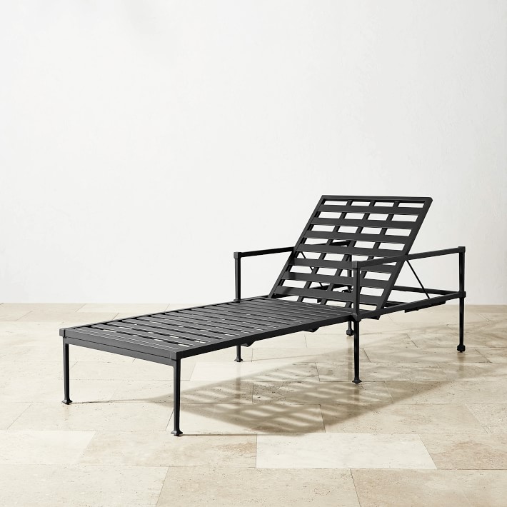 OPEN BOX: Bridgehampton Chaise Frame, Aluminum