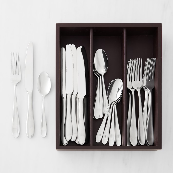 Pantry 36-Piece Flatware Set with Caddy