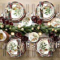 Christmas platter plates best sale