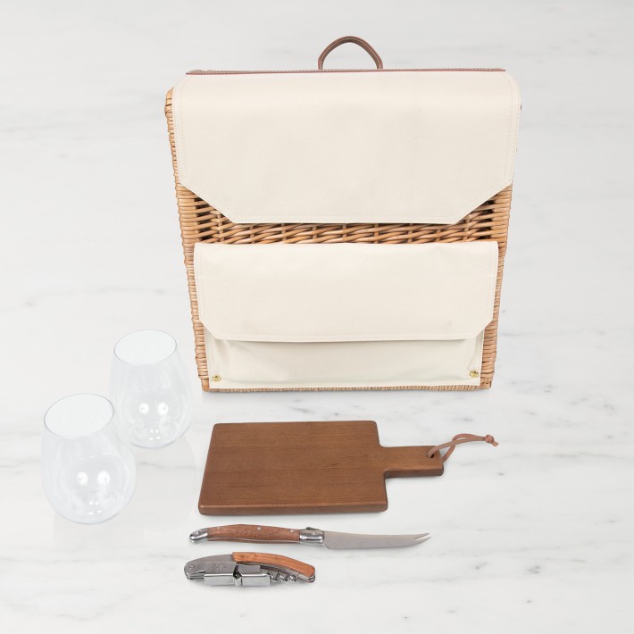Corsica Grande Wine & Cheese Basket Backpack Williams Sonoma