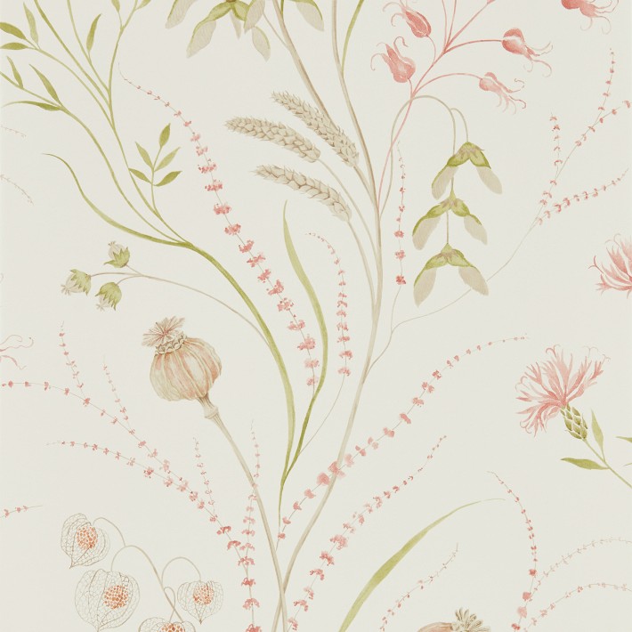 SND Wallpaper, Summer Harvest in Claret/Olive