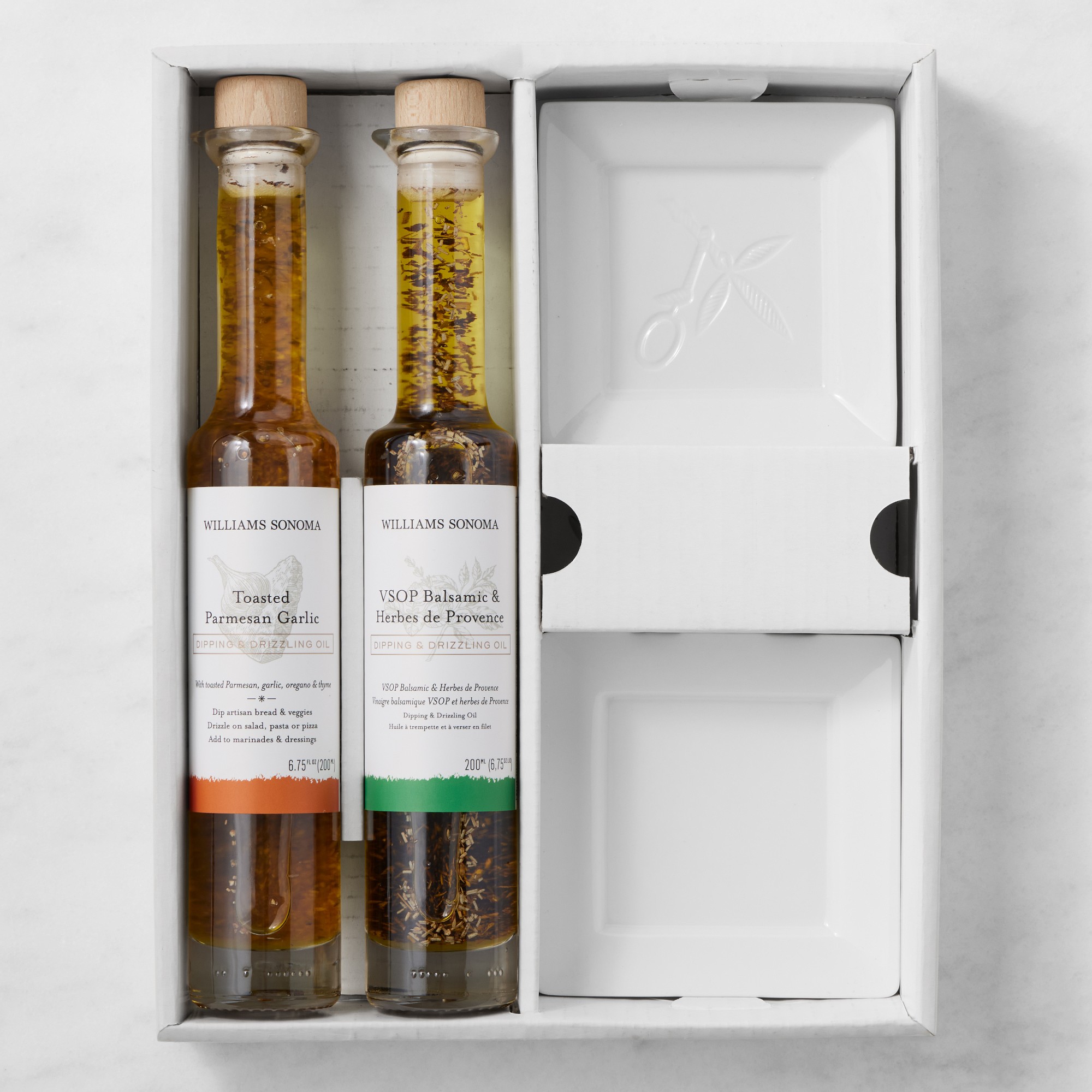 Williams Sonoma Dipping Oil Gift Set