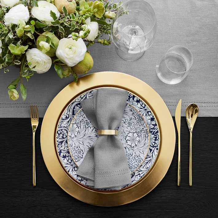 Morris & Co. x Williams Sonoma Bluebell Dinner Plates, Set of 4