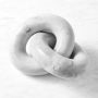 White Carrara Marble Knot