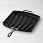 Lodge Blacklock Triple Seasoned Cast Iron Square Grill Pan, 12"