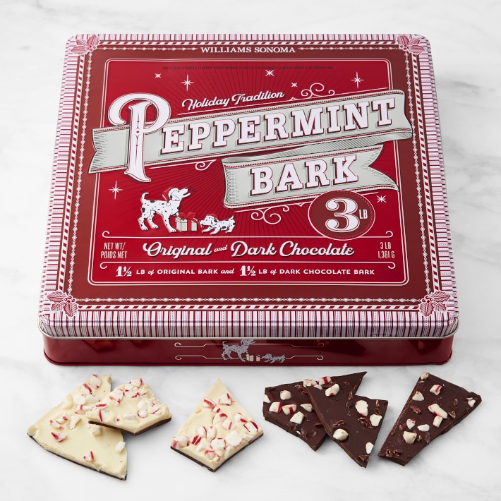 Williams Sonoma Classic & Dark Peppermint Bark Sampler