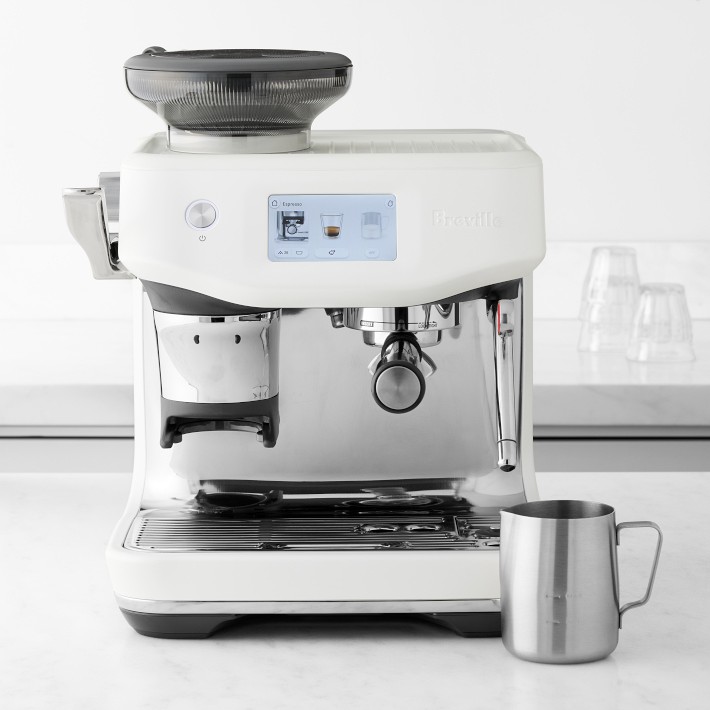 Breville Barista Touch Impress Espresso Machine (Sea Salt / White)